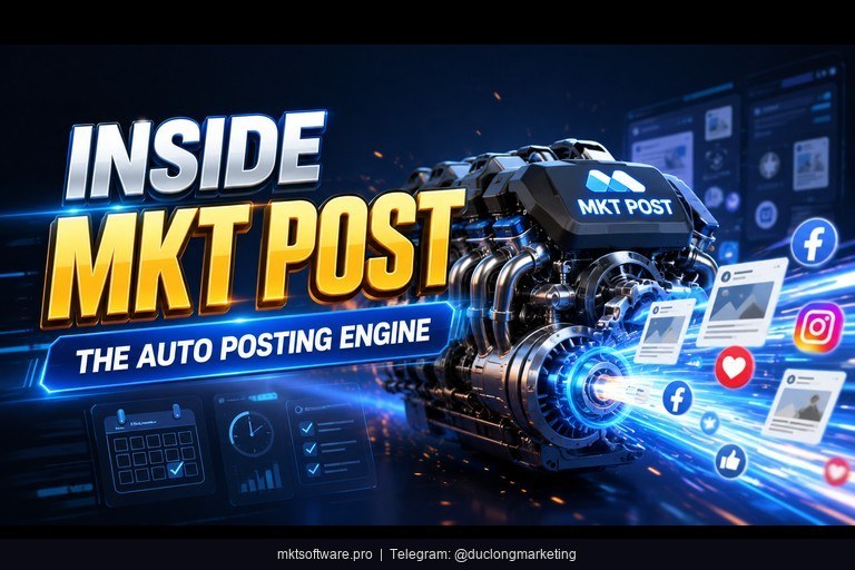 MKT Post auto posting facebook engine profiles reels groups