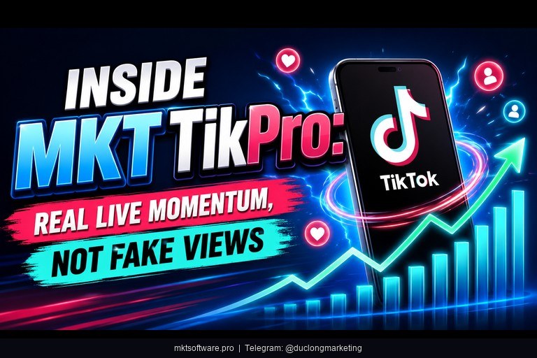 MKT TikPro seeds views hearts comments to tiktok live