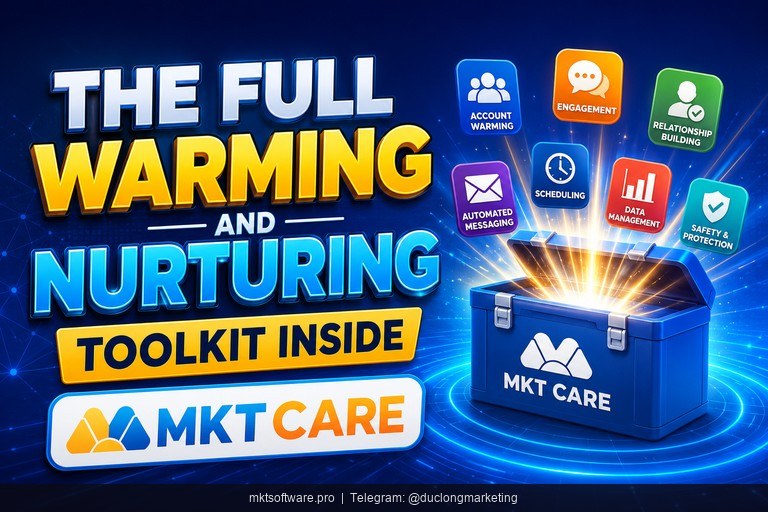 MKT Care feature diagram showing all warming and nurturing modules connected