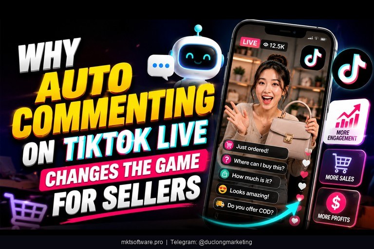 auto comment live tiktok before and after — dead stream vs active engagement with automated comments